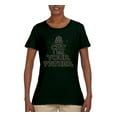 thumbnail image 3 of Cat I Am Your Father Cat Lover Womens Graphic T-Shirt, Forest Green, XX-Large, 3 of 5