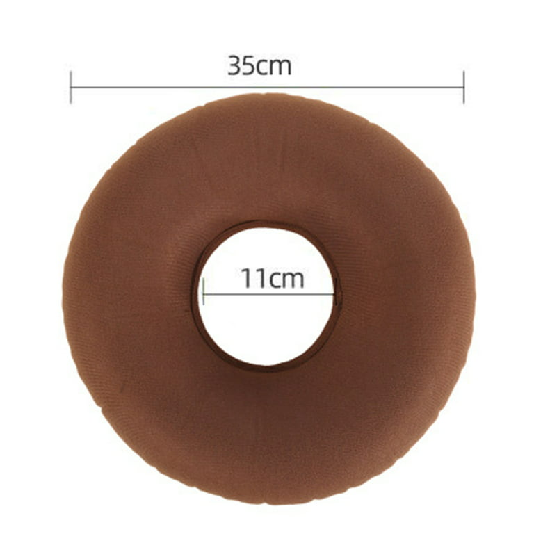 Donut Cushion Seat For Hemorrhoid, Tailbone, Coccyx Pain Relief,light Brown