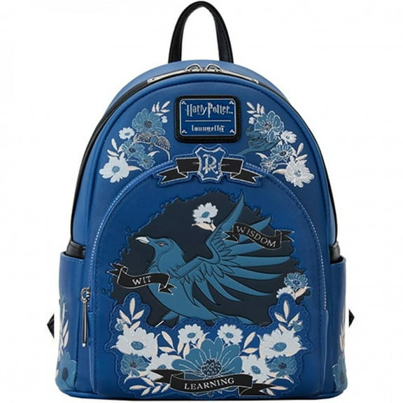 Harry Potter Ravenclaw House Floral Tattoo Mini Backpack 2024 Loungefly