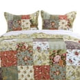 thumbnail image 3 of Greenland Home Blooming Prairie 100% Cotton Reversible Quilt and Pillow Sham Set, 2-Piece Twin/Twin XL, 3 of 6