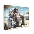 thumbnail image 4 of Stupell Industries Hairy Monster on Beach Fairy Tales & Fantasy Painting Gallery Wrapped Canvas Art Print Wall Art, 20 x 16, 4 of 8