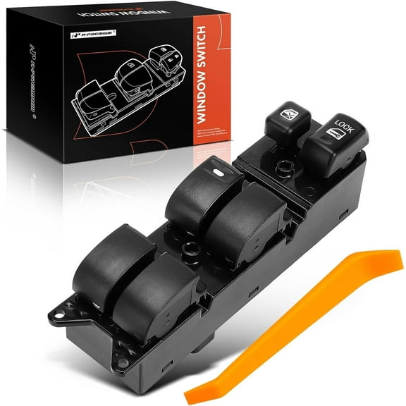 A-Premium Front Driver Side Electric Master Power Window Switch Compatible with Mitsubishi Galant 2007-2012, Endeavor 2007-2011, Lancer 2004-2007, Montero 2005-2006, Replace# MR587943
