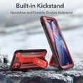thumbnail image 3 of IBAOLEA Conçu pour iPhone 11 Étui, Protection Robuste avec Support et Protecteur d'Écran Intégré Étui Antichoc pour iPhone 11 6.1 Pouces - Rouge, 3 of 7