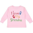 thumbnail image 3 of Inktastic I Love My Grandma Boys or Girls Long Sleeve Toddler T-Shirt, 3 of 5