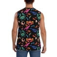 thumbnail image 4 of Fotbe Animals Under Water Men's Camiseta sin Mangas Estampada para Hombres, Playera Casual para Gimnasio, Entrenamiento, Playa-Large, 4 of 7
