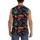 thumbnail image 4 of Balery Animals Under Water Camisetas sin mangas para hombre, absorbe la humedad y protege contra el mal olor.-Medium, 4 of 7