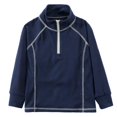 thumbnail image 2 of Boys Quarter Zip Pullover Thermal Long Sleeve Sweatshirt, Mock Neck Half Zip Top, Kids Fall Winter Clothes, 2 of 8