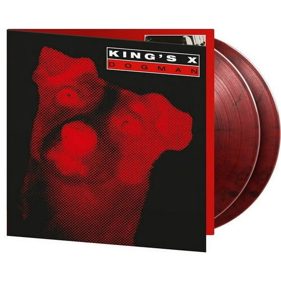 King's X - Dogman - Limited Gatefold 180-Gram Black & Red Marble Colored Vinyl - Music & Performance