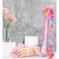 thumbnail image 6 of DolliBu Happy Mother's Day Super Soft Rainbow Animal Plush Hat - Cute Animal with Hat, Scarf, Mitten and Pink Heart Message for Best Mommy, Grandma, Wife, Daughter - Cute Plush Toy Gift - 37 Inches, 6 of 6