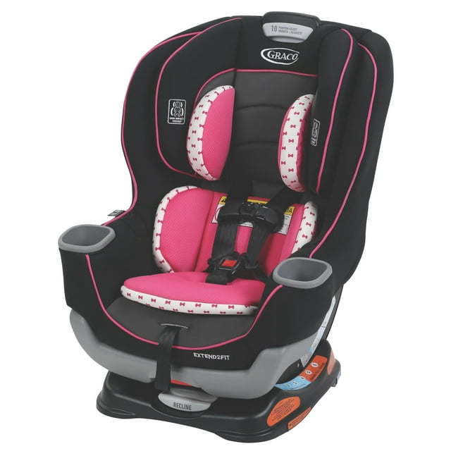 Asiento de coche para bebé Graco Extend2Fit convertible orientado hacia atrás y hacia adelante