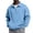 Light Blue #365, variant on Men's Quarter Zip Sweatshirt Collared Pullover Top with Kangaroo Pocket Relaxed Casual Fall Sweatshirts