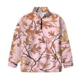 thumbnail image 4 of Uorisanigo Girls Half Zipper Sweatshirts Loose Quarter Zip Pullover Sweatshirts with Long Sleeve Size 5-14 Fall Trendy Clothes Pink Camo Hunting Cropped Pullover Hoodies Jacket, 4 of 7