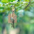 thumbnail image 4 of Miangastore 4pcs Faux Pearl Shell Key Ring Women Pearl Shell Keychain Lovely Keychains, 4 of 9