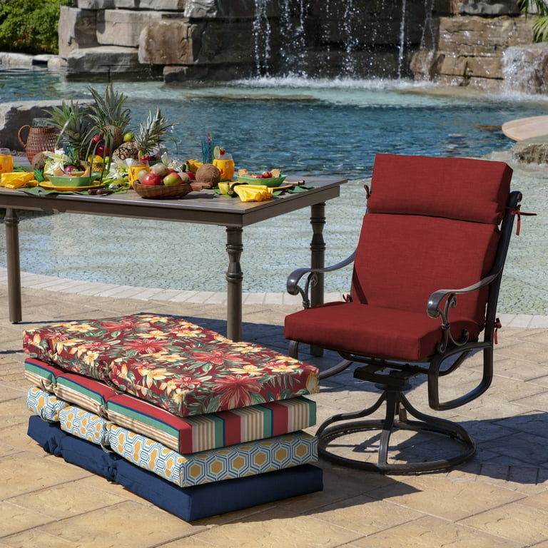 Arden Selections Ruby Leala Outdoor Dining Chair Cushion