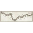 thumbnail image 3 of Collot, George Henri Victor 18x9 Black Modern Framed Museum Art Print Titled - A General Map of the River Ohio, Plate 2, 1796, 3 of 5