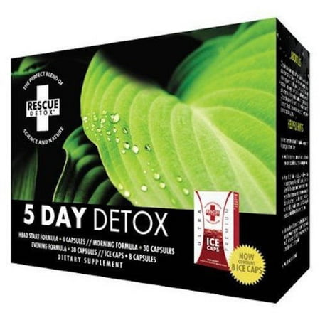 Rescue 5 Day Permanent Detox Best Detox Capsules (Best Easy Detox Cleanse)