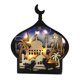 thumbnail image 1 of Islámico Eid musulmán castillo de madera tallado adorno de mesa luces Yuyangstore Lámpara de Ramadán Mubarak, 1 of 8