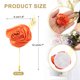thumbnail image 2 of 6 piezas de Ramo de Rosa Naranja Boutonnieres Botones de Flores para Bodas (4.7" x 2"), 2 of 6