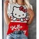 thumbnail image 2 of Camisetas de Hello Kitty para mujer, ropa de moda, ropa de calle, camisetas de manga corta, camiseta informal para niñas, Top con lazo, 2 of 6