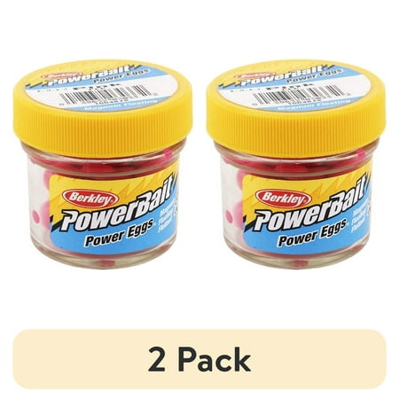 (2 pack) Berkley PowerBait Power Eggs Floating Magnum Fishing Soft Bait
