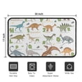 thumbnail image 5 of Alphabet Dinosaur Names Chart Pattern Door Rugs,Washable Non Slip Door Mats Indoor,Decorative Door Mats,Entry Mat Indoor for Entrance,Bedroom,Kitchen,Bathroom,30"x17", 5 of 6