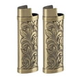thumbnail image 1 of Lighter Case Zinc Alloy Protective Container Vintage Style for Outdoor Camping Hiking, 1 of 7