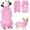 Pink Tie-dye, variant on AUTOWT Recovery Suit for Dogs, Zipper Onesie for Male & Female Dogs, Abdominal Wound & Licking Prevention, Cone E-Collar Alternative