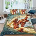 thumbnail image 2 of Flash Hombre Flashman Conjunto de sábanas temático, trío de piezas, cómodo y amigable con la piel, diseño único, regalo de decoración para el hogar para familiares, amigos y fans,135cm *200cm, 2 of 6