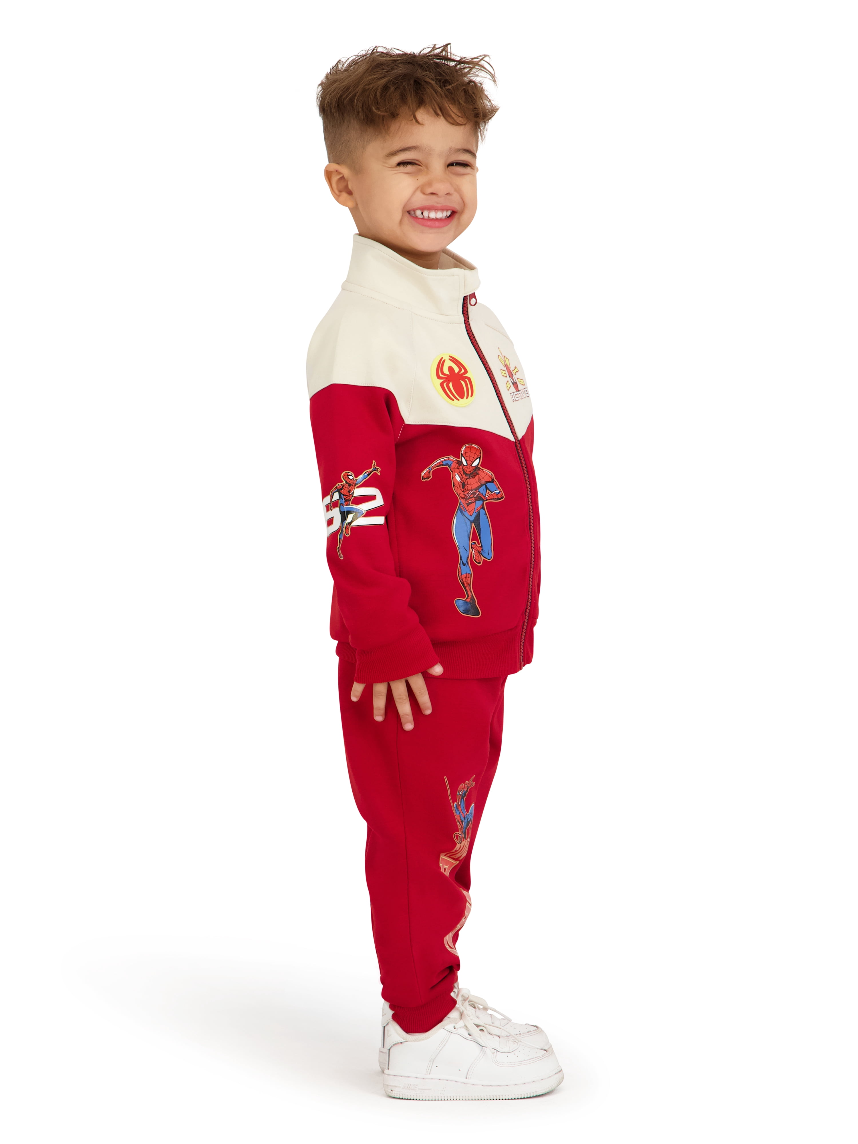 Spiderman Toddler Boy 2pc Active Jacket and Pant Set, Sizes 12 Months-5T