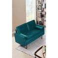 thumbnail image 3 of Uspridefurniture Maryellen 58''W Velvet Loveseat, Blue, 3 of 4