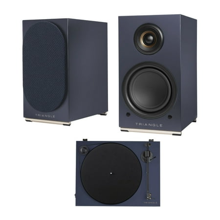 Triangle Audio AIO Twin Wireless Bluetooth Wi-Fi Speaker with Turntable