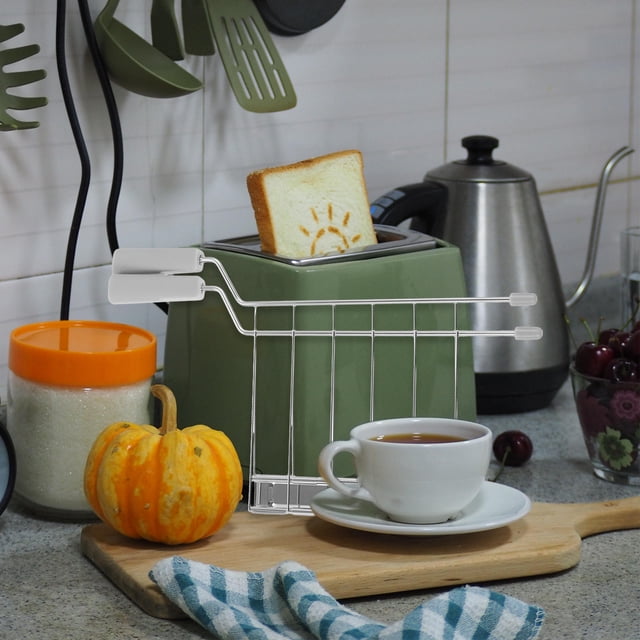 WASHWEPE Stainless Steel Sandwich Rack Toaster Rack For To Clean Kitchen Toast Holder Breakfast Accessory For Daily Use