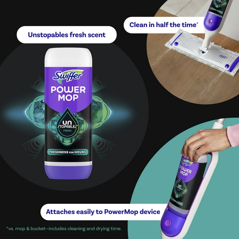 fortin spriff 多機能buffer Swiffer Floor Cleaning Solution with Unstopables Fresh Scent 25.3