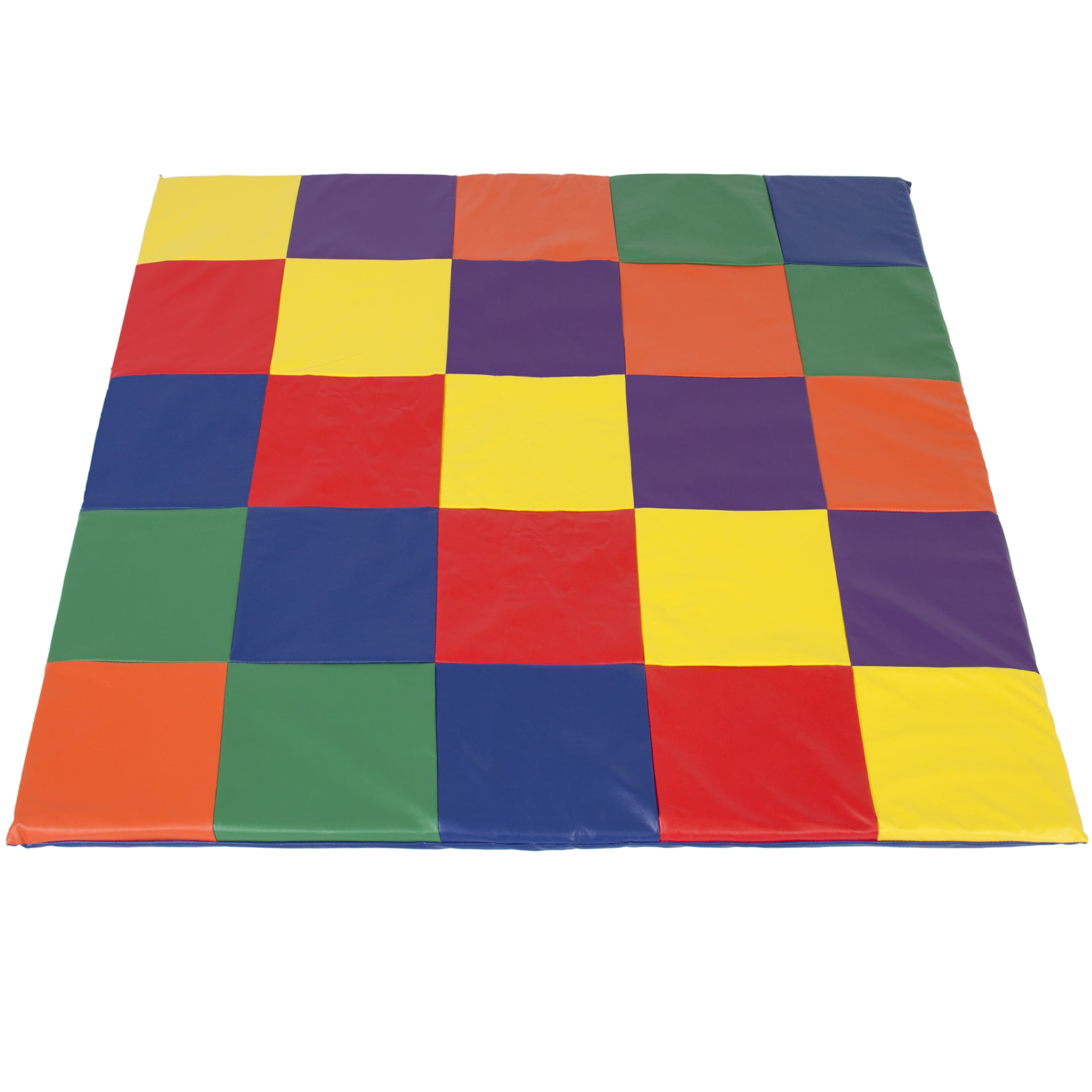 best choice products kids soft foam cushioned toddler play mat for home, activity, rest