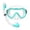 Green, variant on Panoramic View Snorkeling Gear with Snorkel, Soft Silicone Mask - Leakproof for Adults&Kids Diving, Freediving Swimming Snorkeling Set Black