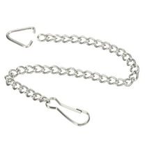 Uxcell 7.87" Toilet Handle Lever Flush Replacement Flappers Chain Stainless Steel Silver Tone 3pcs