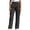 #0181-Gray, variant on Cargo Pants Women High Waist Pleated Front Solid Color Multi Pocket Detail Wide Fit Trousers Daily Work Style Stretchy Breathable Bottoms