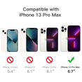 thumbnail image 3 of JETech 3 in 1 Case for iPhone 13 Pro Max 6.7-Inch, with 2-Pack Screen Protector and 2-Pack Camera Lens Protector, Full Coverage Tempered Glass Film, Shockproof Bumper Phone Cover (Black), 3 of 7