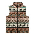 thumbnail image 4 of Pzuqiu Aztec Tribal Kids Zip Up Vest Size 3 Casual Clothes for Boys Lightweight Fall Winter Warm Outerwear With Pockets Fashion Vest Zip Up Sleeveless for Boys Teens Youth, 4 of 7