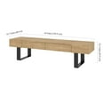 thumbnail image 6 of Bestar Lyra TV stand - Natural Oak, 6 of 10
