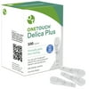 OneTouch Delica Plus Lancets for Diabetes Testing | Extra Fine 33-Gauge for Blood Test | Diabetic Supplies for Blood Sugar Monitor | For Lancing Device, 100 Count
