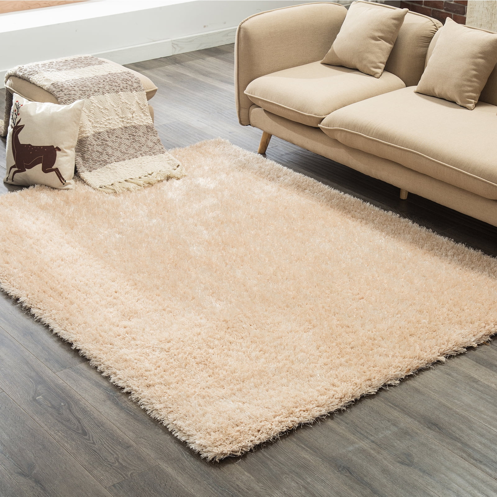 Rugs Carpets for living room bedroom Mecor Ivory