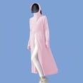 thumbnail image 2 of QHFBli Sun Protection Clothing Women Long Sleeve UPF 57+ Swimsuit Cover Up Lightweight Full Zip UV Dresses for Women, 2 of 9