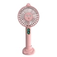 thumbnail image 1 of VONKY Atomizer Fan Water Spray Misting Cooling Fan USB Rechargeable Humidifier Moisturizing Device, Pink, 1 of 8
