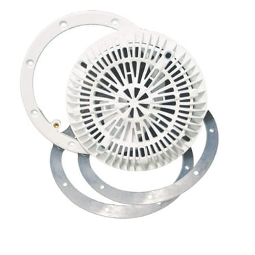 Molded Products 25548-100-000 8 in. Cover & Collar Kit for Main Drain, White