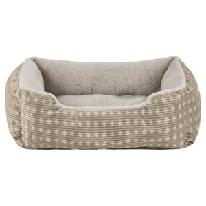 Vibrant Life Small Cuddler Pet Bed, Tan, 19" x 15"