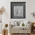 thumbnail image 4 of Historic Framed Print, [Artist with sculpture reflected in mirror] - 2, 17-7/8" x 21-7/8", 4 of 9