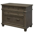 thumbnail image 6 of Martin Furniture Carson Wood Lateral File Storage File Drawer Gray, 6 of 8