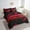 Red, variant on Erosebridal Fast Car Bedding Sets Twin Size,Geometric Honeycomb Comforter Sets with Sheets,Black Blue Bed in a Bag Twin size,Ultra Soft Ombre Bedroom Decoration,Reversible,7-Piece