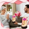 thumbnail image 4 of Light-Up Eternal Rose in Glass Dome - Preserved Flower Gift for Women - Perfect for Birthday, Mother's Day, Valentine's Day, and Anniversary Gifts, 4 of 6